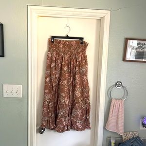 NWOT American Eagle high rise ruched skirt